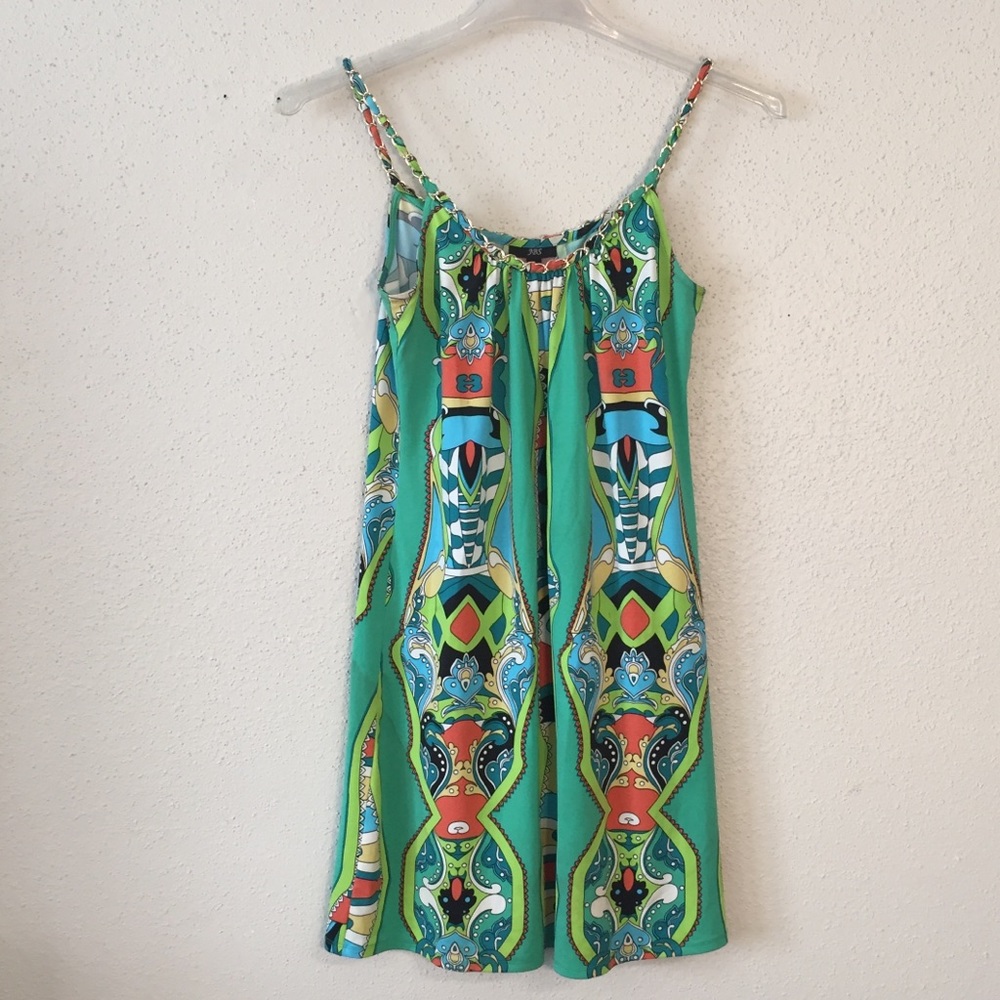 💥🇺🇸 JBS Multi Color Spaghetti Strap Dress